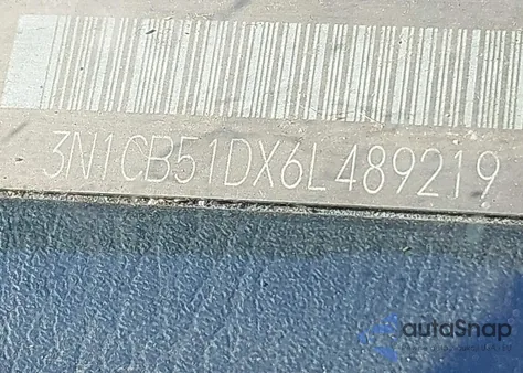 2006 Nissan Sentra 1.8S z USA, uszkodzony, nr VIN 3N1CB51DX6L489219